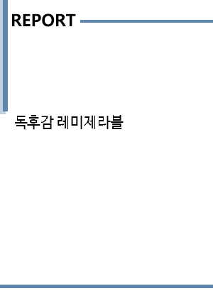 독후감 레미제라블 - 독후감/감상문